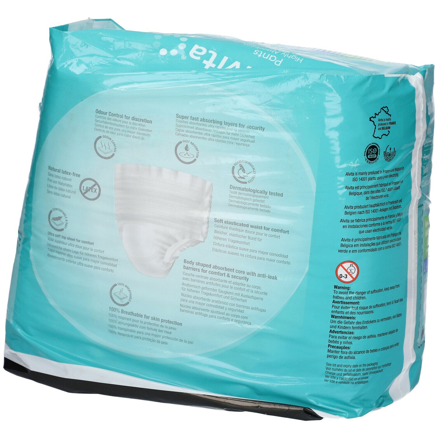 alvita® Inkontinenz Pants Super Large Tag