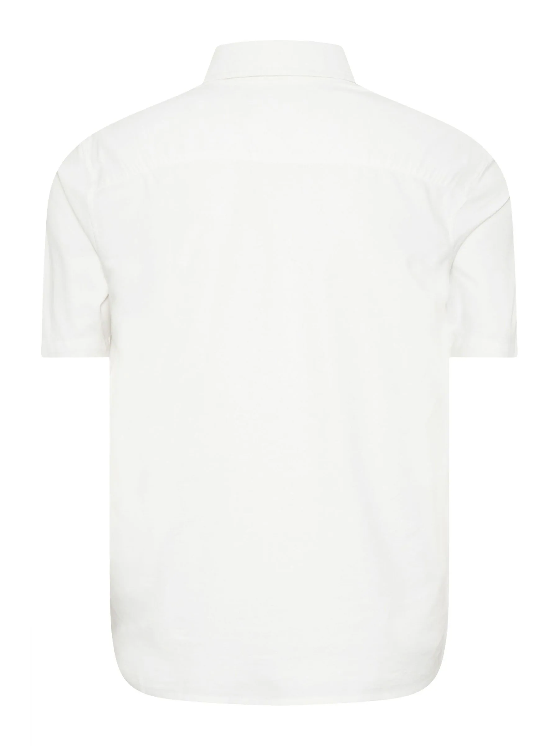 BadRhino Big & Tall premium Oxford-overhemd met korte mouwen van 100% katoen