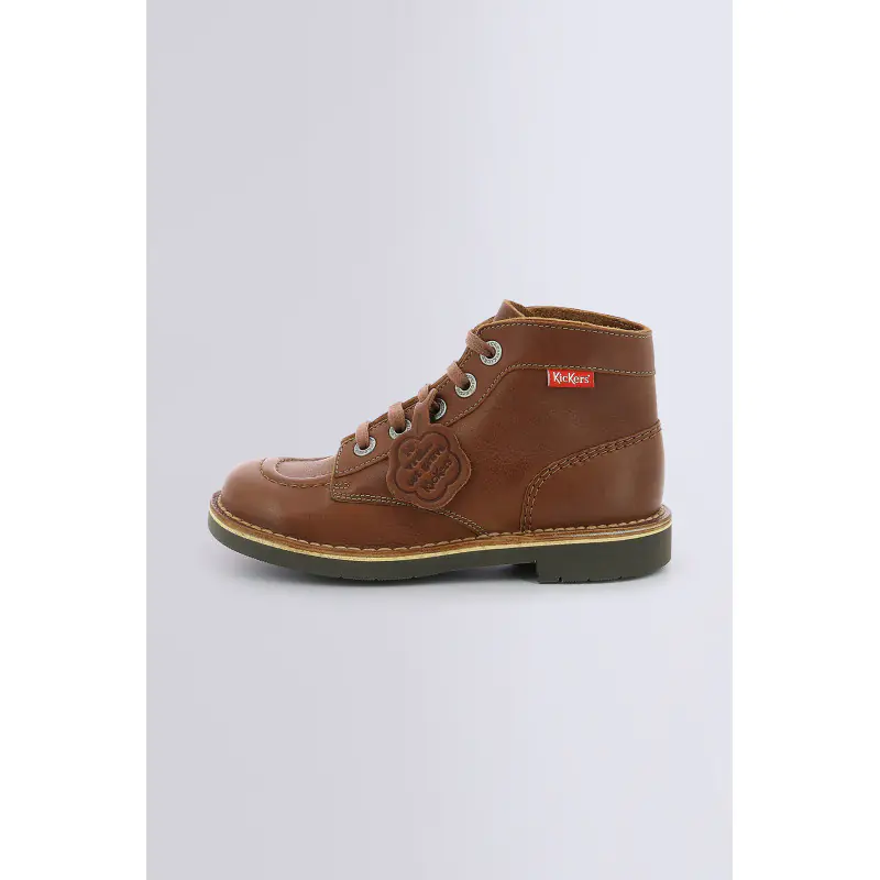 KICK COL CAMEL BOTTINES Cuir  Mixte
