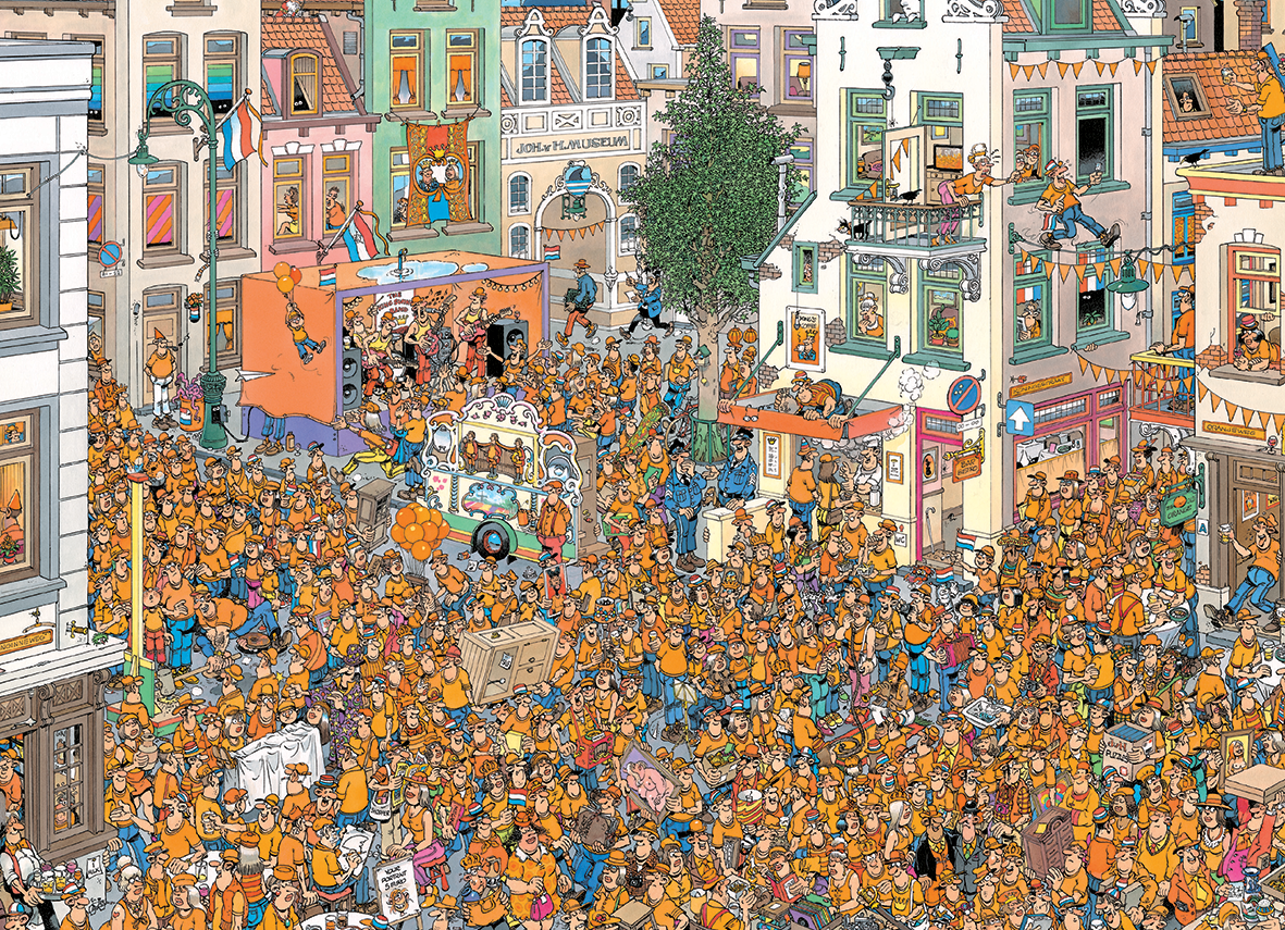 Jan Van Haasteren - Celebrate the Inauguration (1000 brikker)