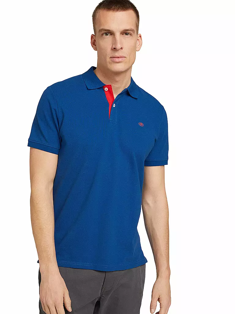 TOM TAILOR Poloshirt blau