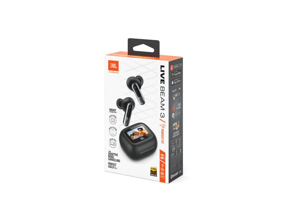 AURICULARES TWS JBL LIVE BEAM 3BLK PRETO