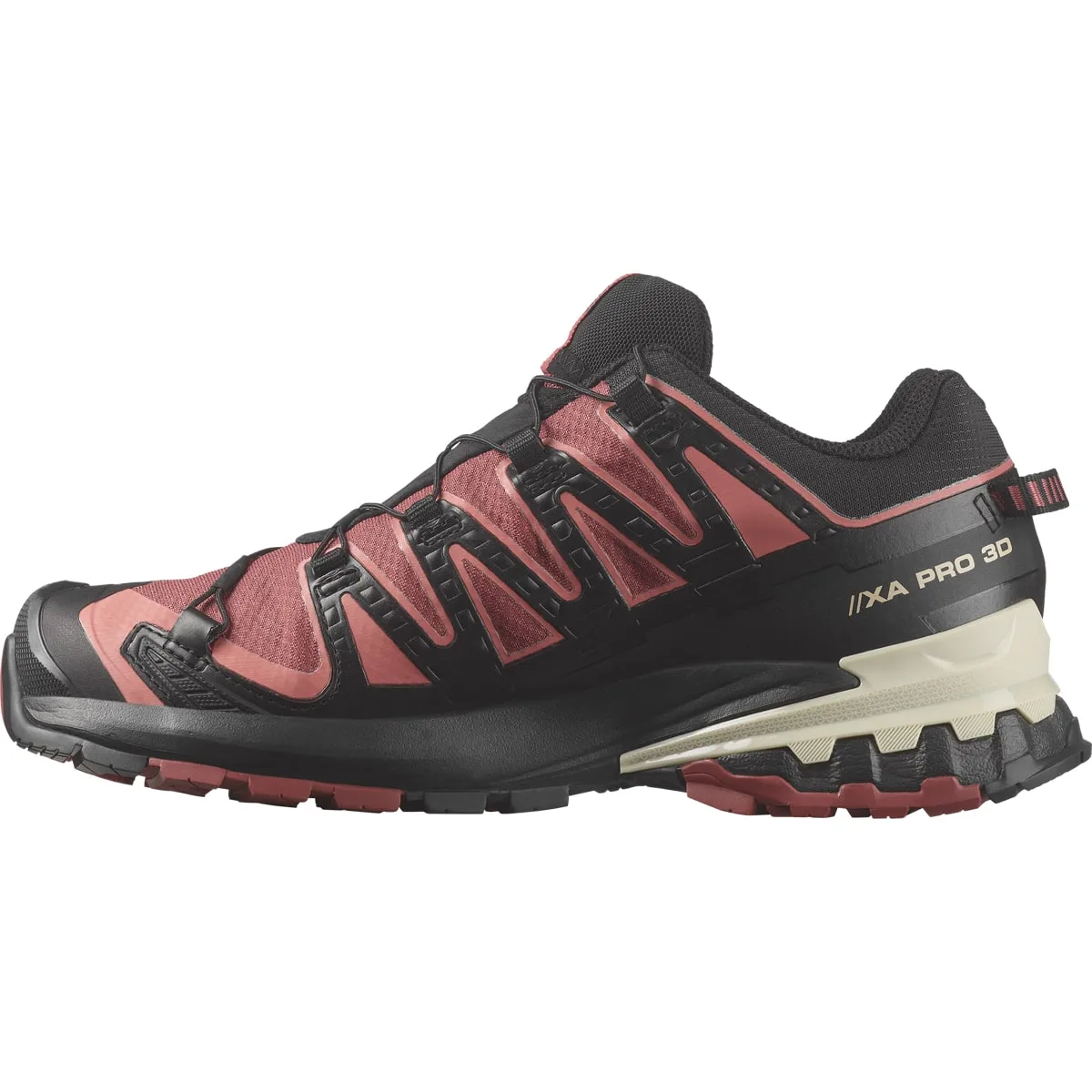 Salomon Women's XA Pro 3D V9 GORE-TEX Cow Hide/Black/Faded Rose