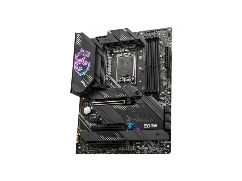 [OUTLET] - MSI MPG Z690 EDGE WIFI - Bundkort - ATX - LGA1700 sokkel - Z690 Chipset - USB-C Gen2, USB 3.2 Gen 1, USB 3.2 Gen 2, USB-C Gen 2x2 - 2.5 Gigabit LAN, Wi-Fi 6, Bluetooth - onboard grafik (CPU påkrævet) - HD Audio (8-kanaler)