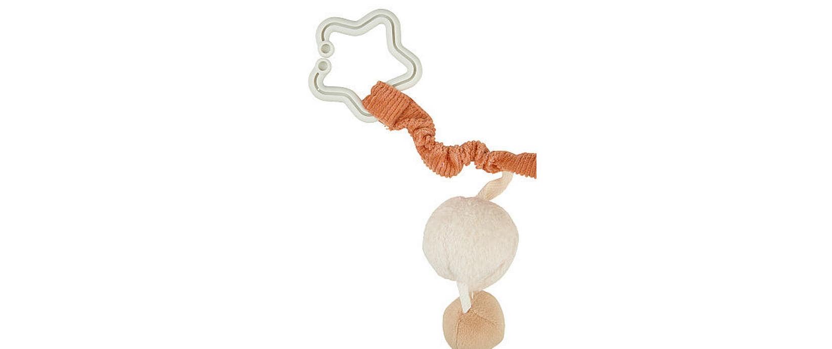 Kinderwagenkette Giraffe KayaKette mit Spiegel und Rassel zum Entdecken