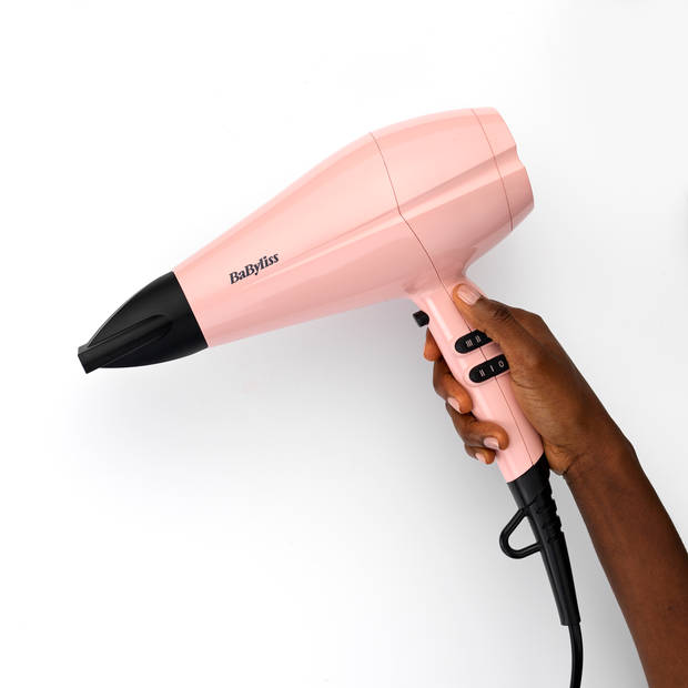 BaByliss föhn Rose Blush 5337PRE 2200W - DC-motor