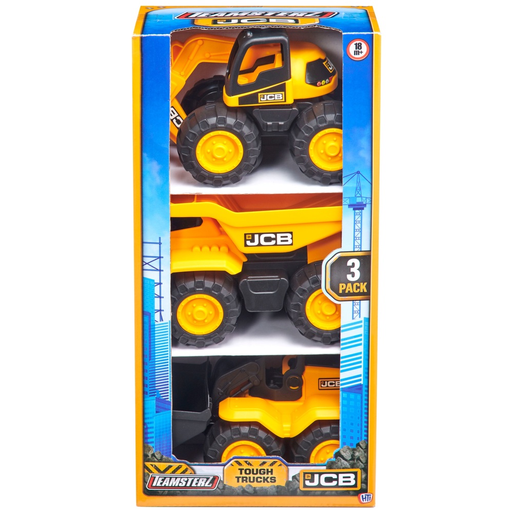 Teamsterz JCB Tough Trucks 3er-Pack
