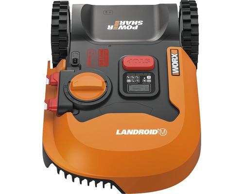 WORX 20V accu robotmaaier Landroid M700 18cm/700m² met app WR142E, inclusief installatiemateriaal