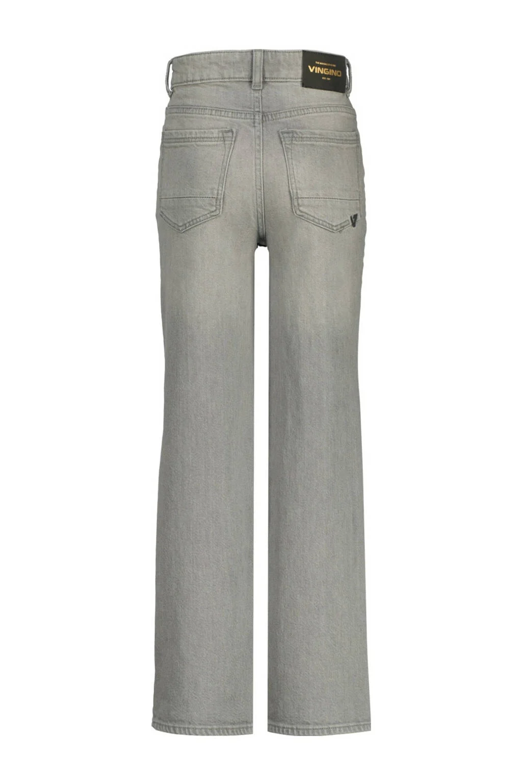 Vingino high waist wide leg jeans grey denim