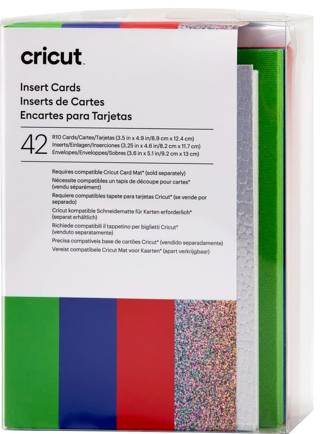 Cricut indsætningskort 42 stk. (Rainbow)
