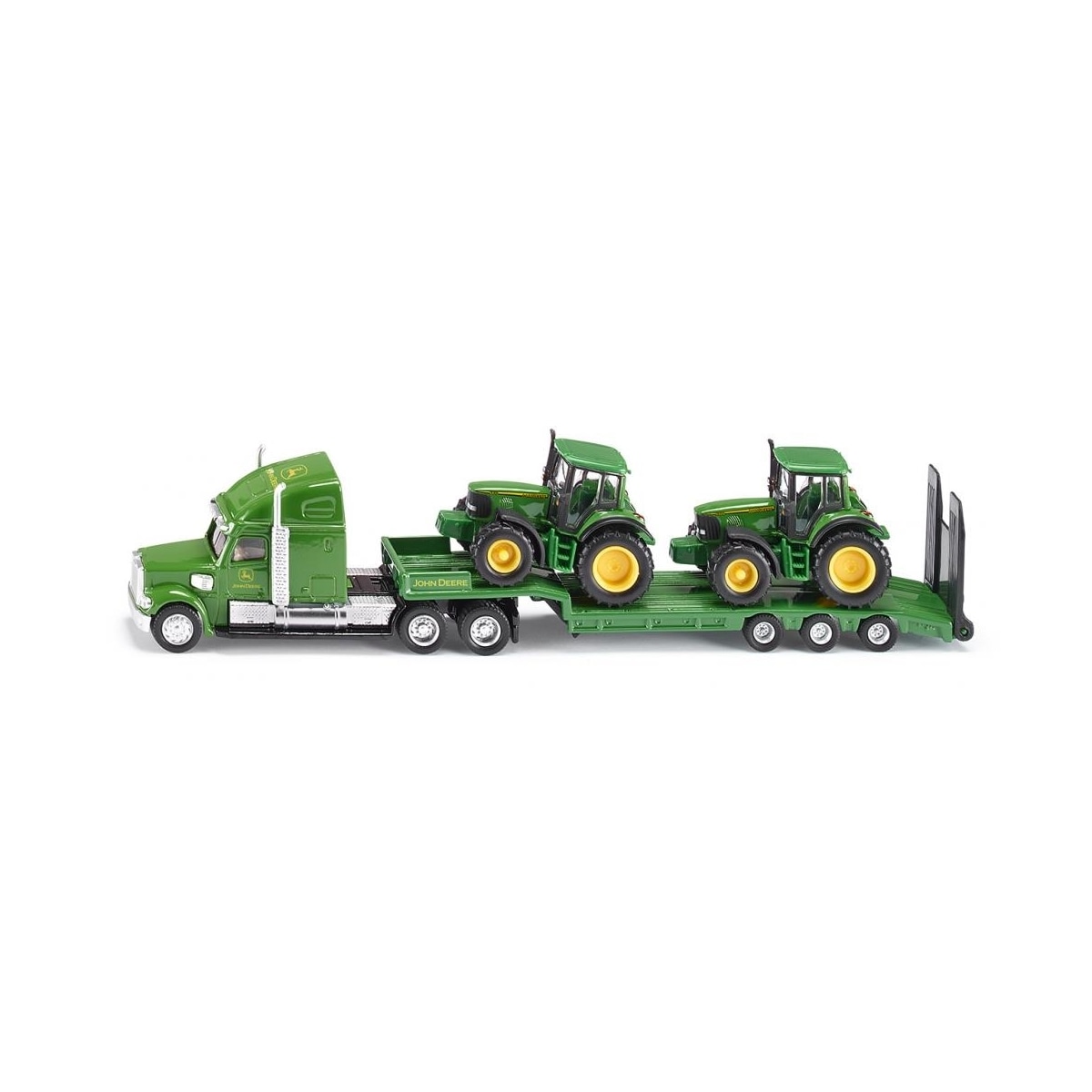 SIKU Lavlaster med John Deere Traktorer