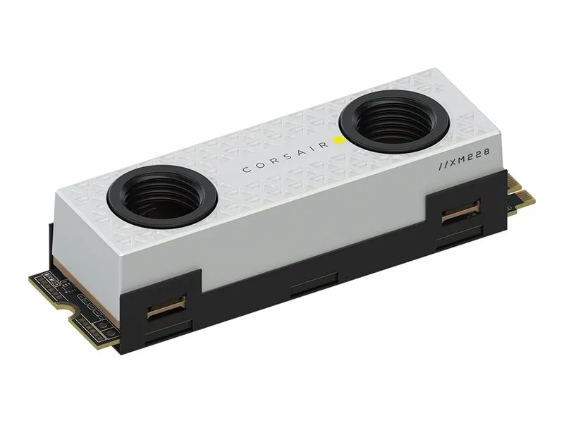 CORSAIR MP600 PRO XT - Hydro X Edition - SSD - krypteret - 2 TB - intern - M.2 2280 - PCIe 4.0 x4 (NVMe) - 256-bit AES - integreret kølelegeme - hvid
