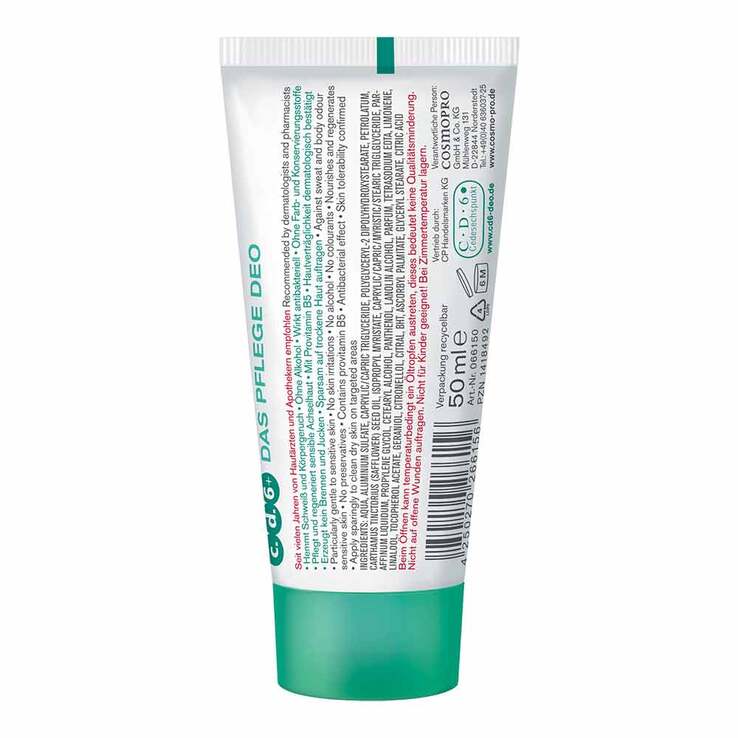 c.d.6+ Pflegedeo Creme, 50 ml
