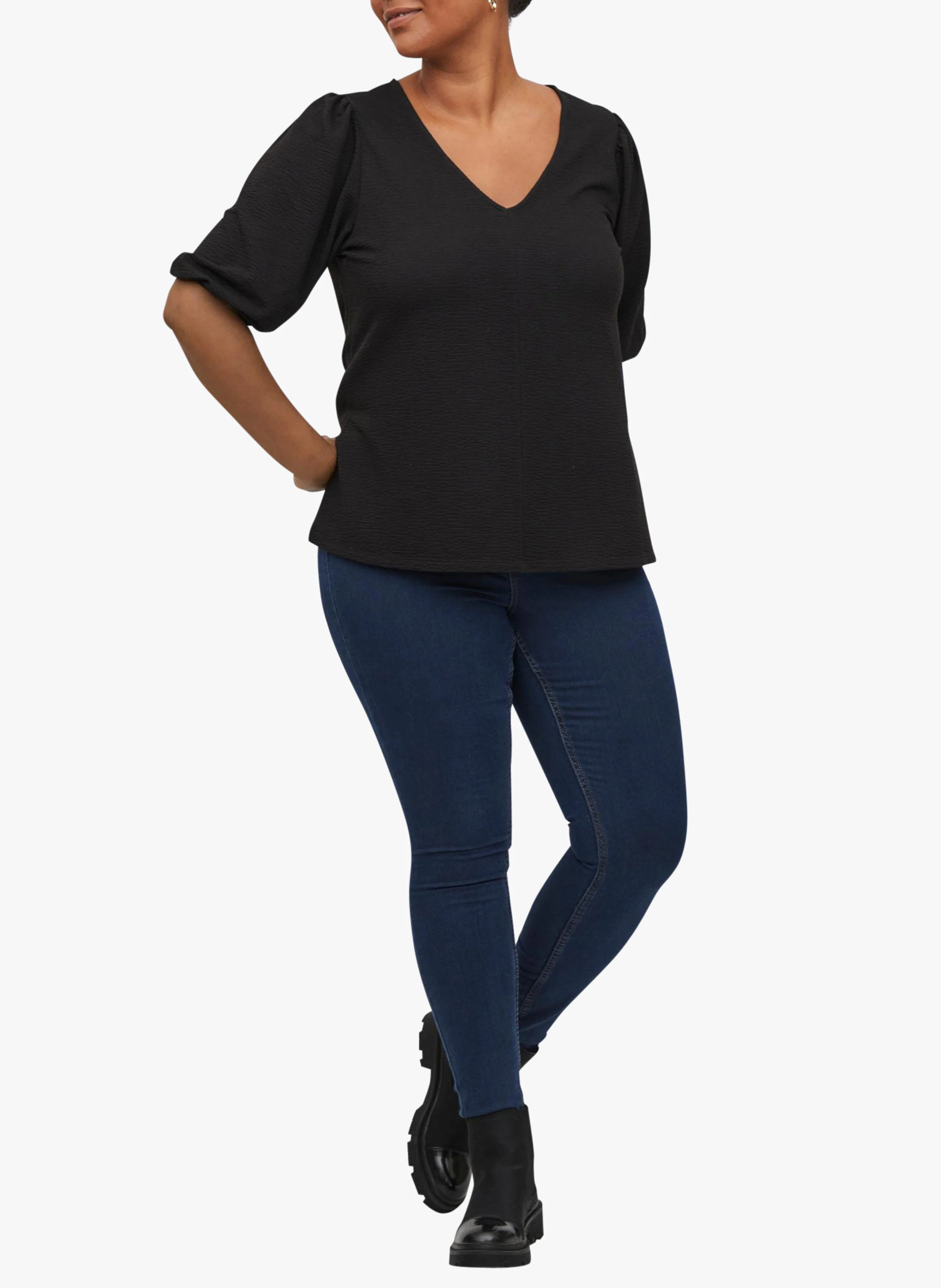 Top col V| Noir
