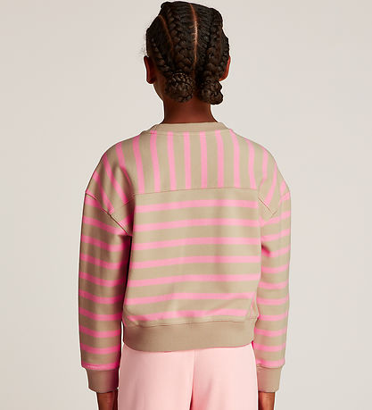 Tommy Hilfiger Bluse - New York - Classic+ Beige Pink Sugar Stre