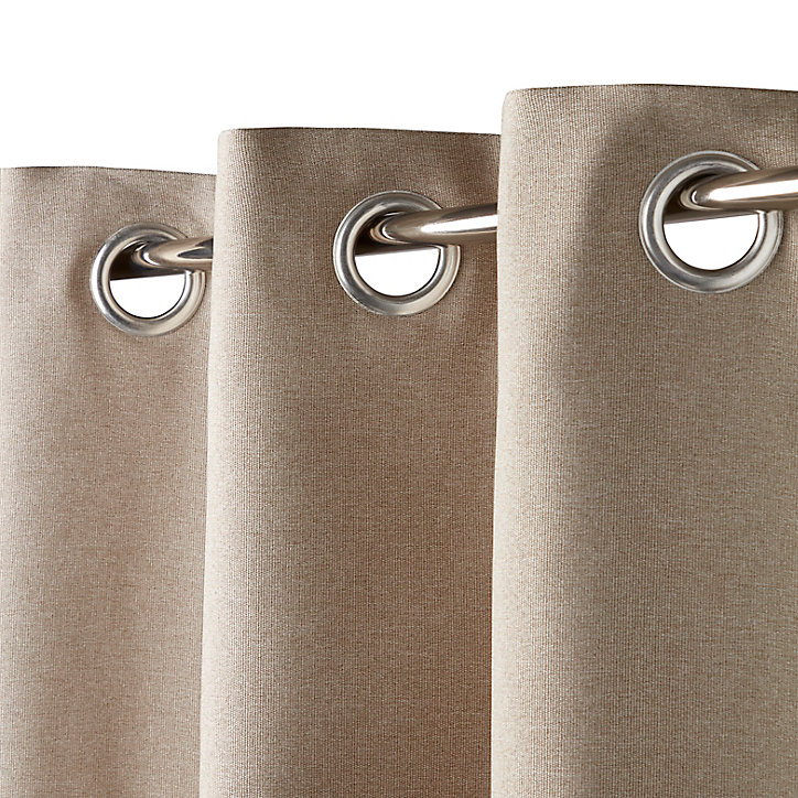 Rideau uni Milone 260 x 140 cm GoodHome beige