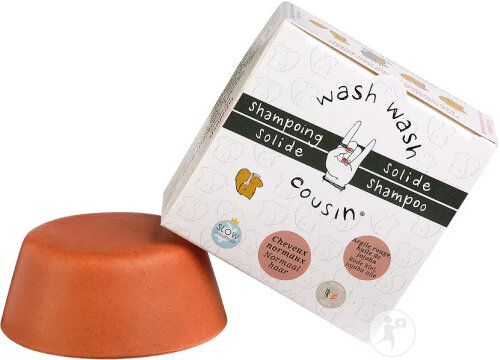 Wash Wash Cousin Shampoing Solide Cheveux Normaux 70g