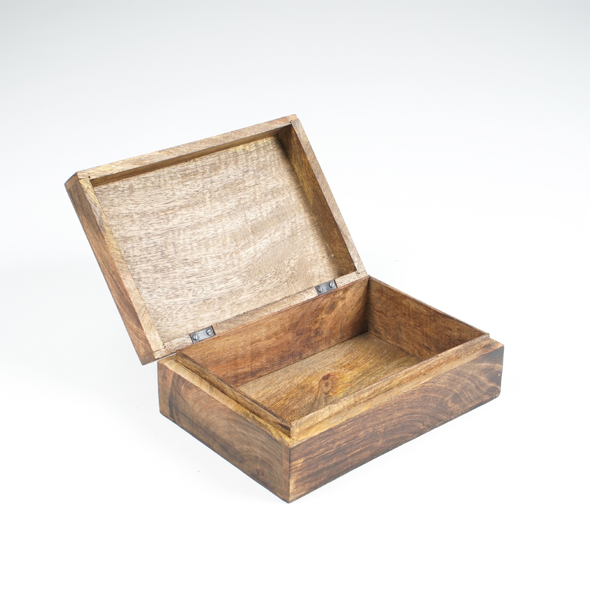 Schatulle 'Eulen', Mangoholz, B 26 cm, L 18 cm, H 9 cm von fischer's lagerhaus