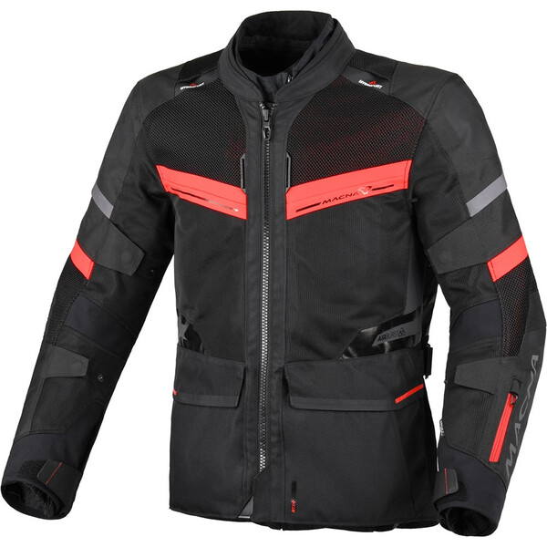 Macna - Veste Captane Noir / Rouge fluo