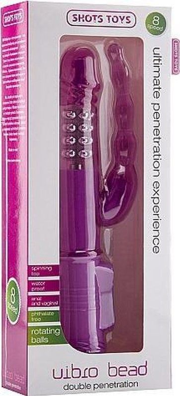 Shots Toys Vibro Bead Vibrator met Anale Stimulatie