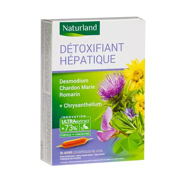 Naturland Fígado Detox 20 ampolas