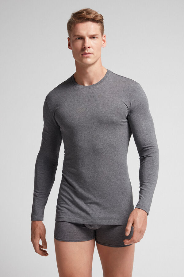 Camiseta de manga comprida Supima Stretch