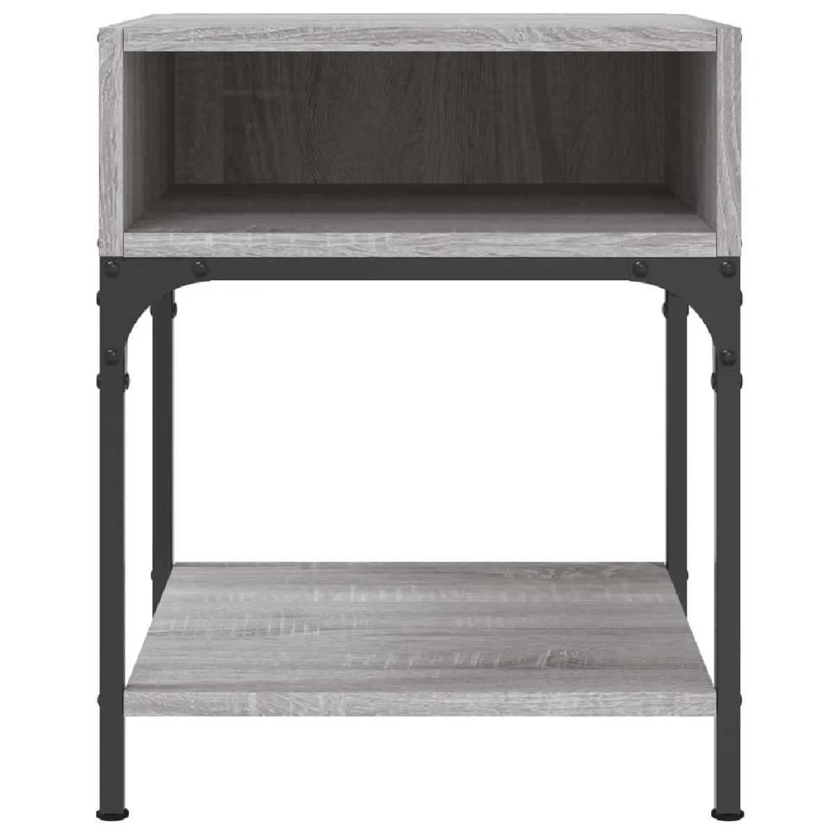 VIDAXL Tables de Chevet Sonoma Gris Bois d'Ingénierie