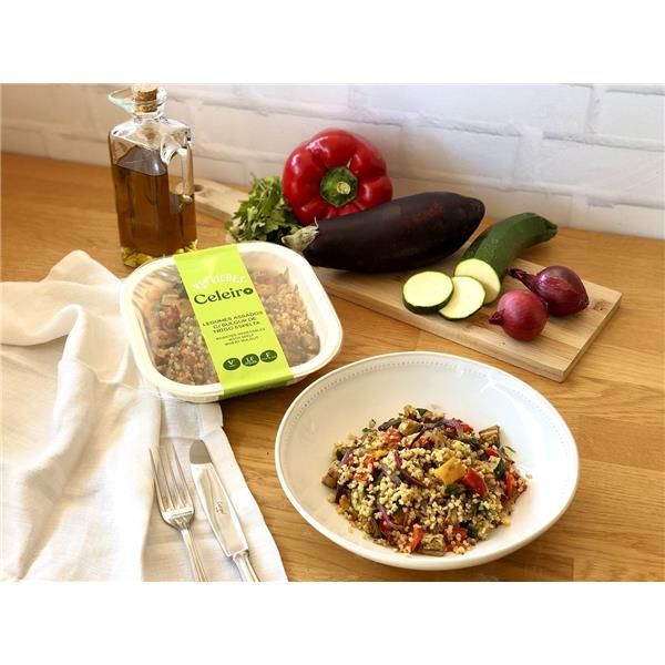 Legumes Assados Com Bulgur De Trigo Espelta