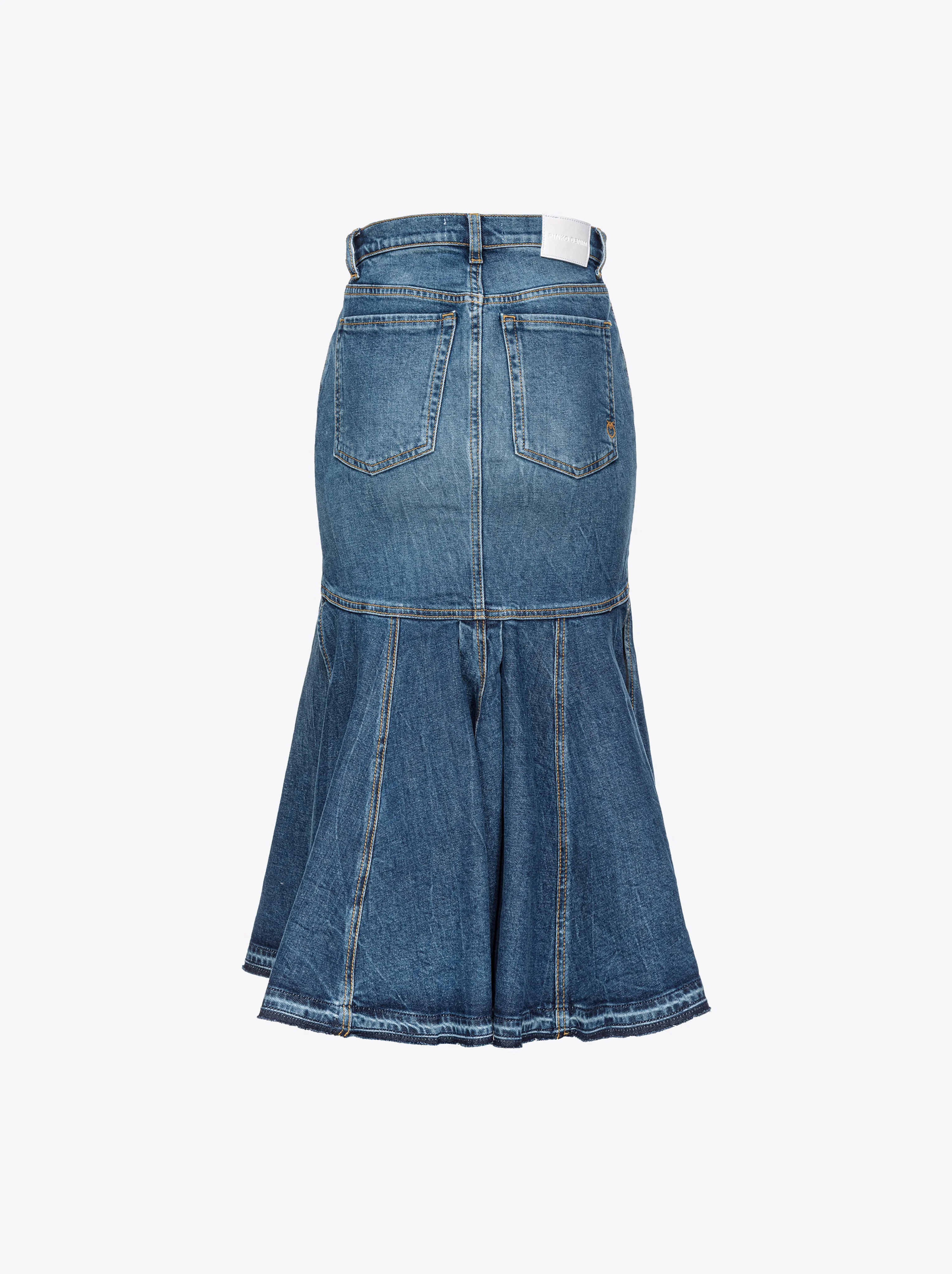 Jupe midivintage | Bleu