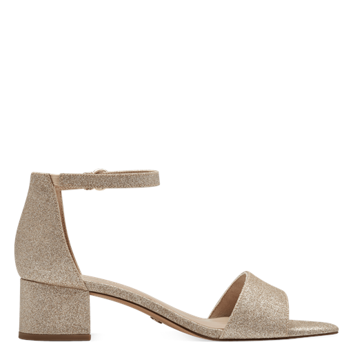 Tamaris Højhælede Sandaler, Lt.Gold Glam, 39