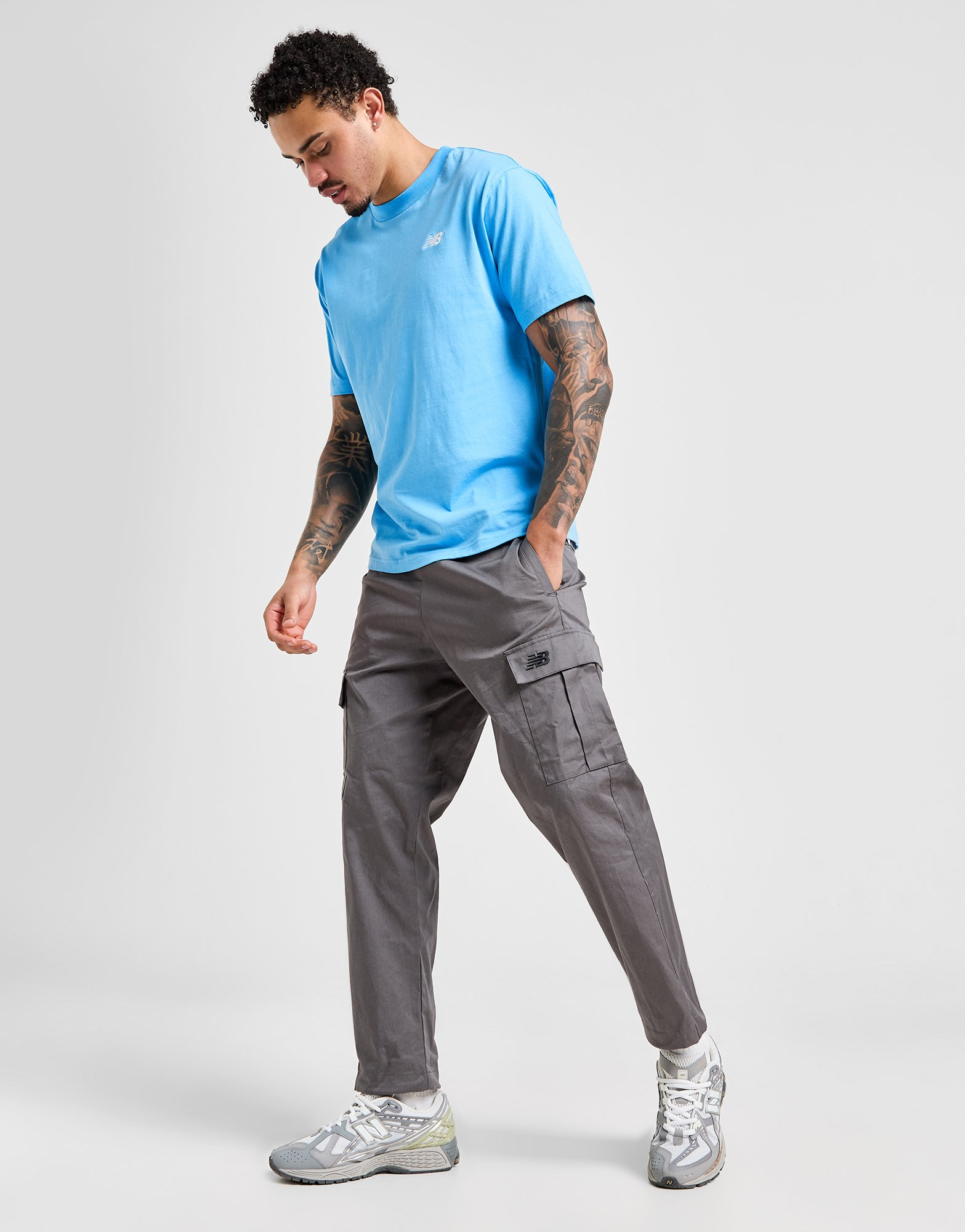 New Balance T-shirt Linear Back Hit Homme