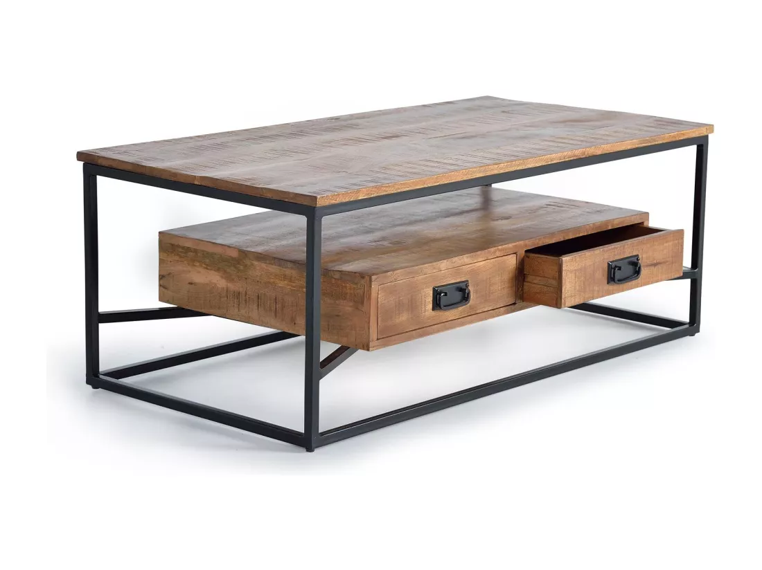 Table centrale MANGO Marrón.Giner y Colomer.45x60x120
