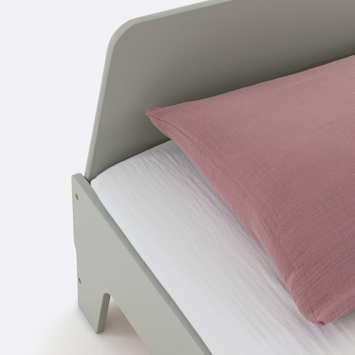 LA REDOUTE INTERIEURS<br>Cama com estrado de ripas + banco Nuttéo