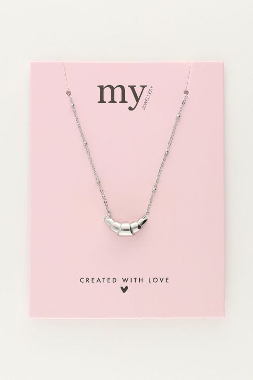 Ketting met croissant bedel