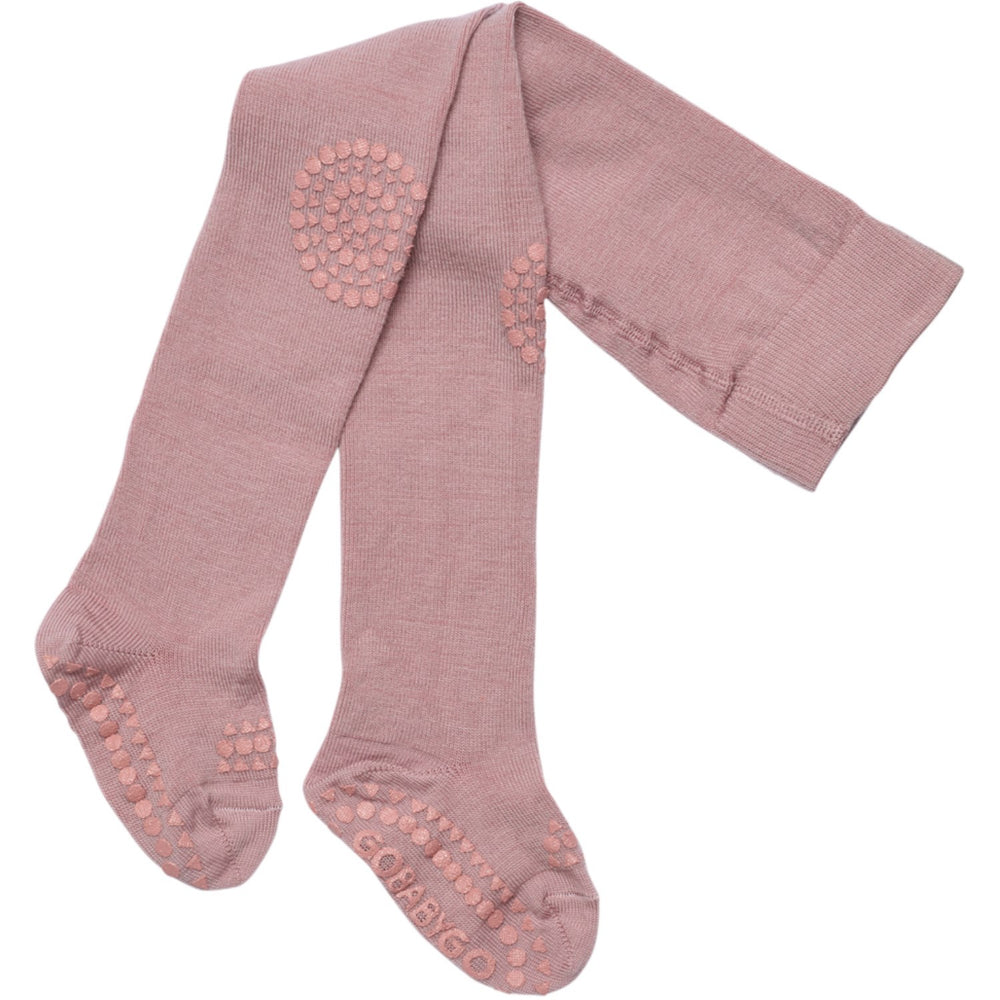 Køb Gobabygo Rose Blush Crawling Strømpebukser anti-slip Uld