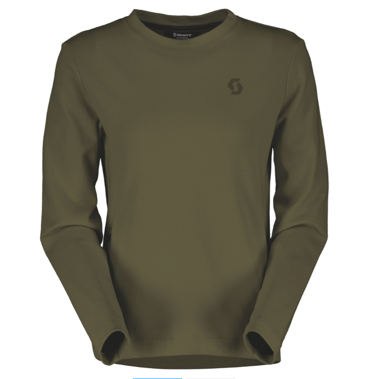 SCOTT Tech Crewneck til Kvinder, Grøn
