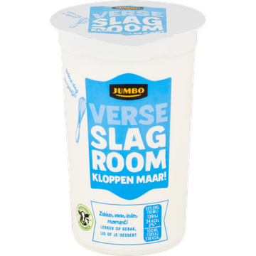Jumbo Verse Ongeklopte Slagroom 250 ML