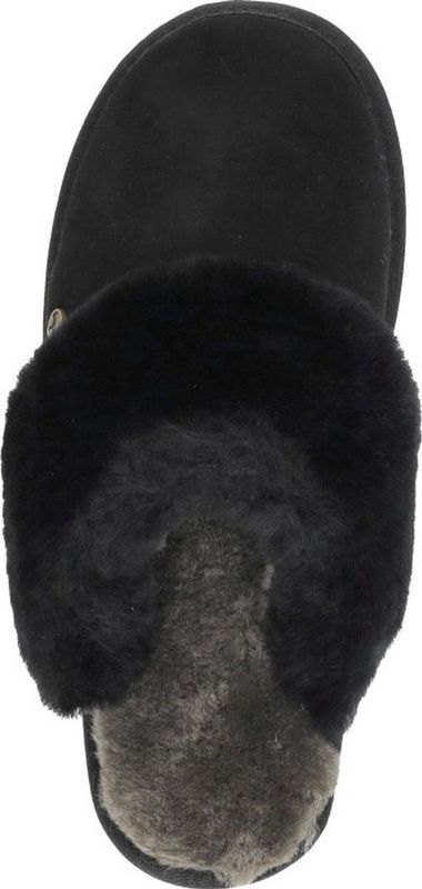 Warmbat - Flurry Plateau Pantoffels Open - Zwart - Warmbat Flurry Plateau Pantoffels Open