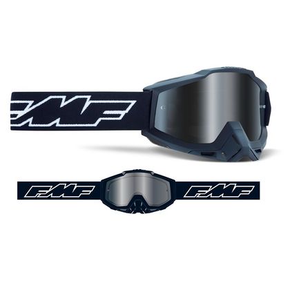 Masque cross FMF VISION POWERBOMB ROCKET BLACK IRIDIUM 2022 - Noir