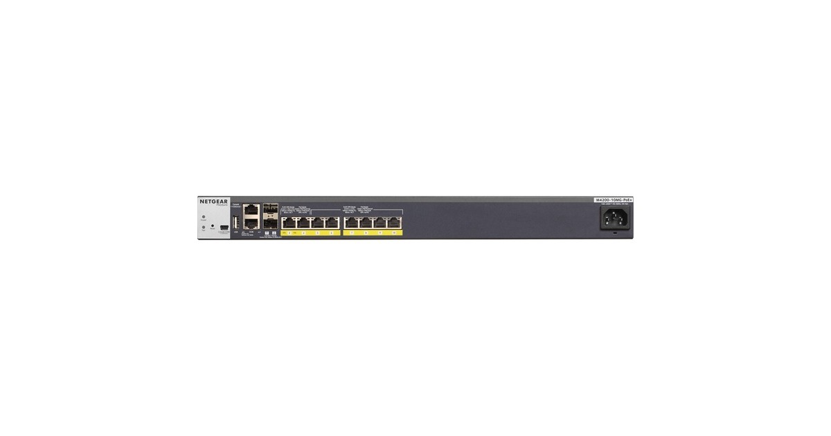 NetgearProSAFE M4200-10MG-PoE+ switch