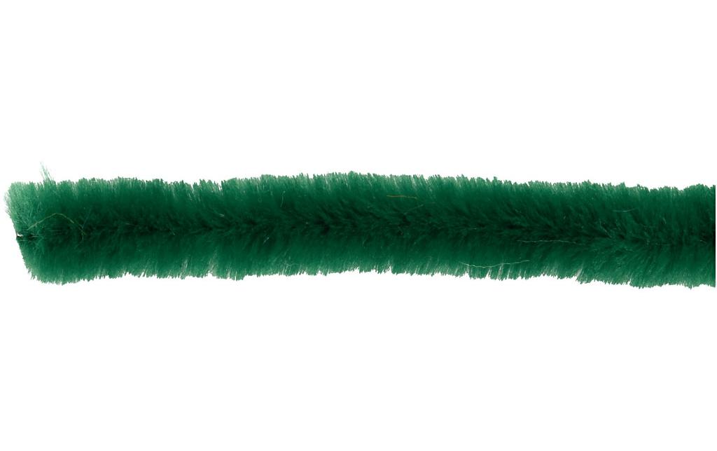 Chenilledraht 15 mm, 15 Stück, GrünBiegsame Pfeifenreiniger