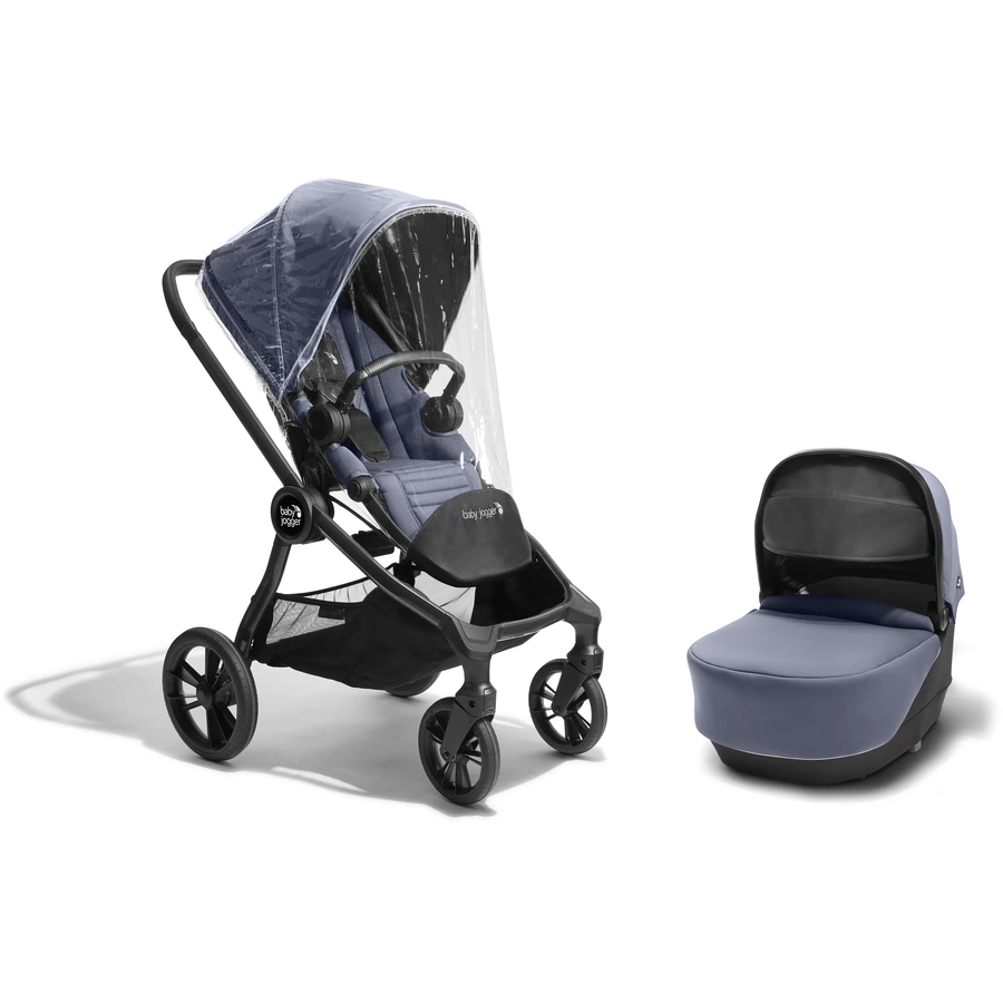 baby jogger Kinderwagen City Sights inkl. Babywanne Special Edition Commuter  Rahmen Charcoal inkl. Wetterschutz