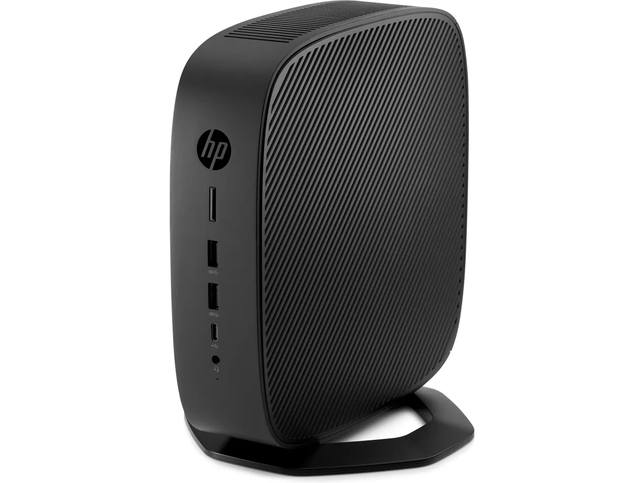 HP t740 - Tynd klient - SFF 1 x Ryzen Embedded V1756B / op til 3.6 GHz - RAM 8 GB - flash 128 GB - Radeon Vega 8 - Gigabit Ethernet - Windows 10 IoT Enterprise for Thin Clients 64-bit - skærm: ingen