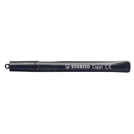 Filzstift mit Kappenring - STABILO Cappi - 12er Pack - mit 12 verschiedenen Farben
