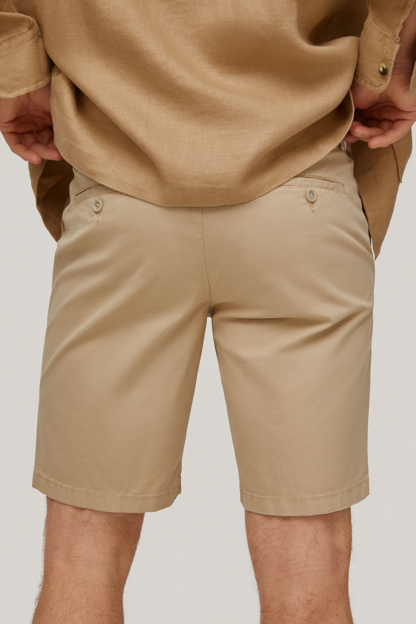 Bermuda Chino Premium Flex - Bege
