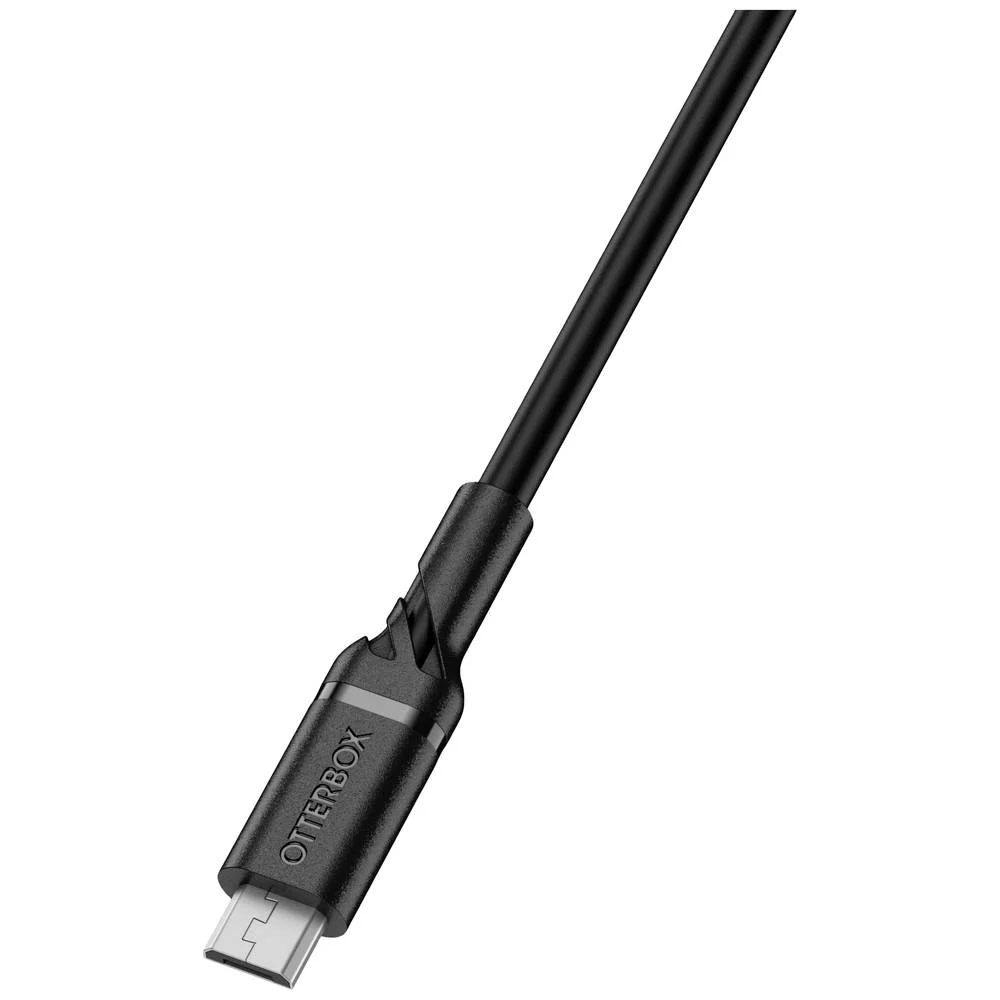 (1m) 3A Standard Serie USB A auf Micro USB Ladekabel Silikon Datenkabel (78-52532) - Schwarz