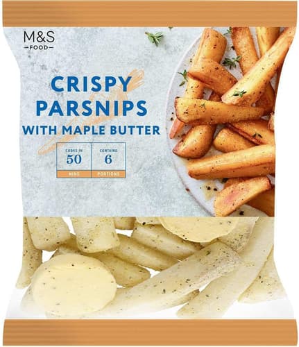 Marks & Spencer Crispy Parsnips with Maple Butter