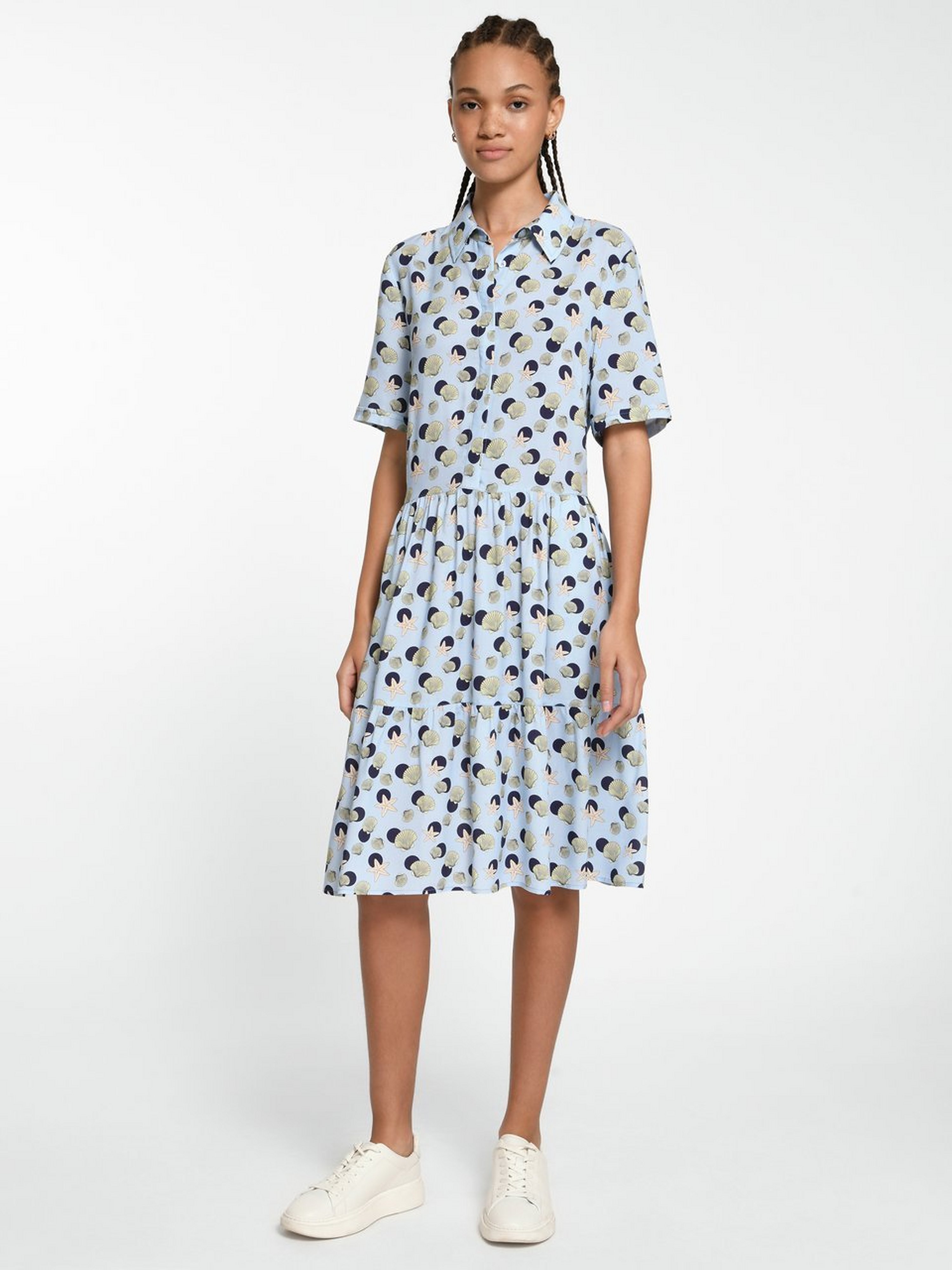 Kleid mit 1/2-Arm