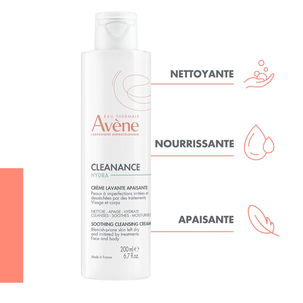 AVENE Cleanance HYDRA Reinigungscreme Creme beruhigend Disp 200 ml