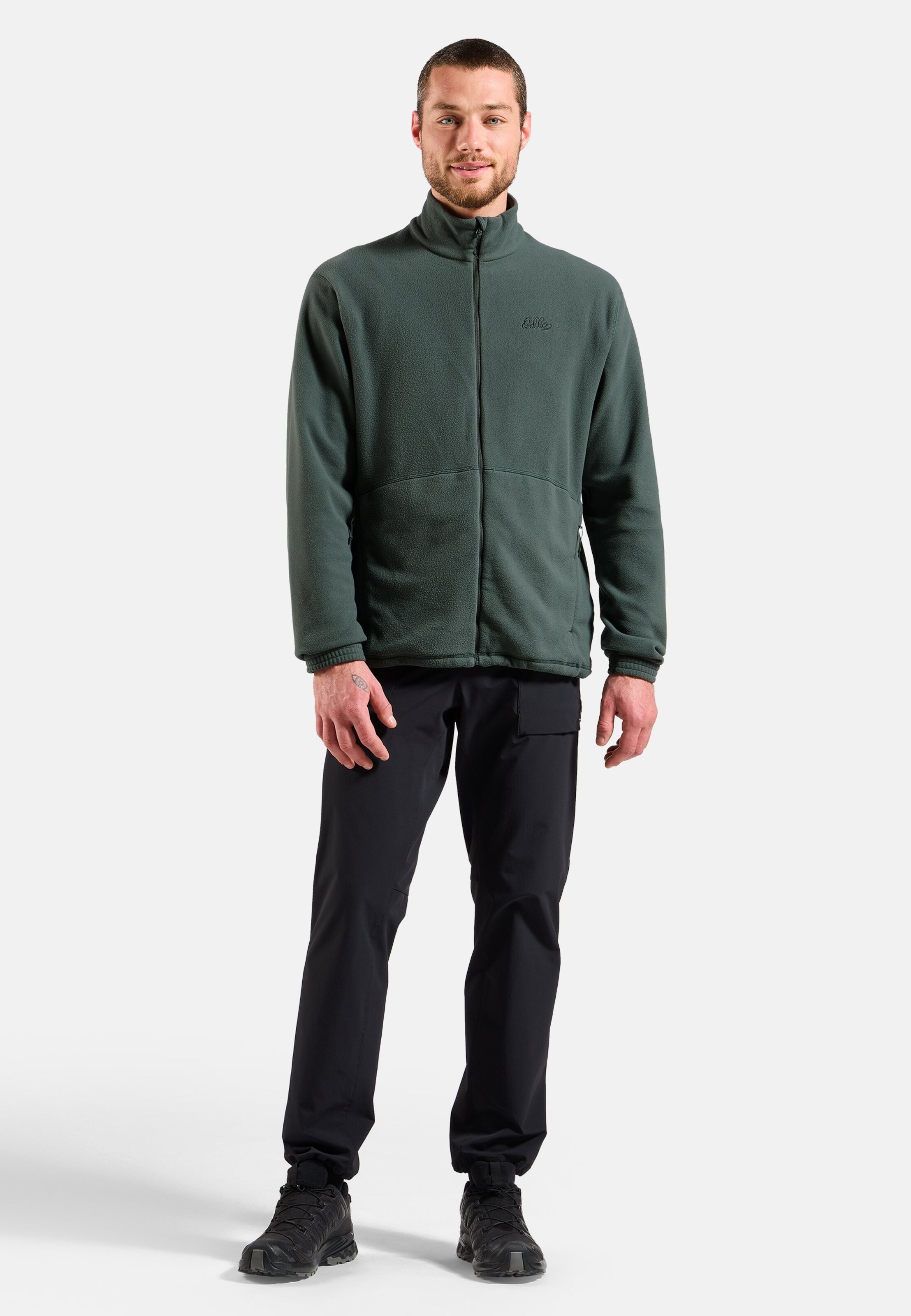 Klassische Essentials Multisport Fleecejacke mit Reissverschluss in urban chic
